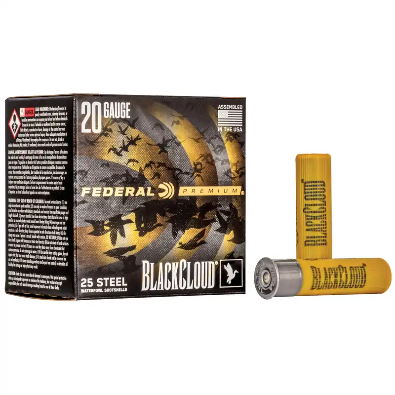 Federal Black Cloud 20 Gauge 3" #4 Shot 25 Rounds/250 Rounds Case