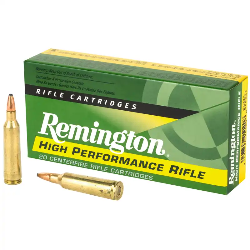 REM 22-250 55GR PSP Ammunition - 20 Rounds per Box, 200 Rounds Total