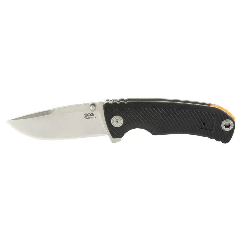 SOG Tellus ATK 3.5" Knife - Black/Orange