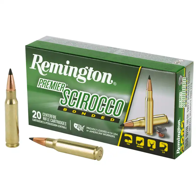 Remington Swift Scirocco 308 Win 165 Grain Ammunition - 20 Rounds/200 Rounds