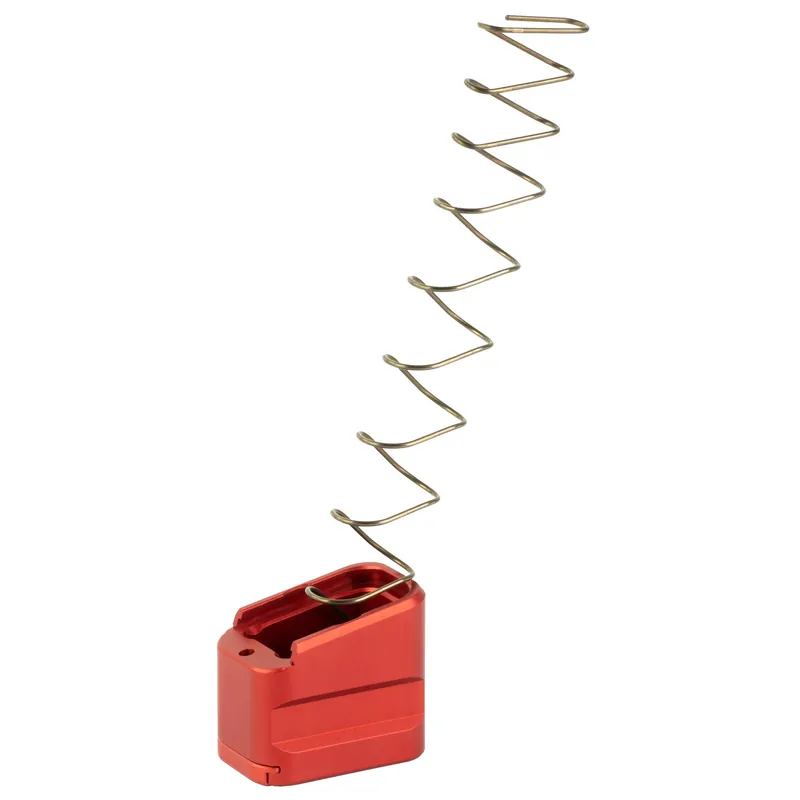 Extended Magazine for Glock 19/23 - SHIELD MAG +5/4 Capacity, Red