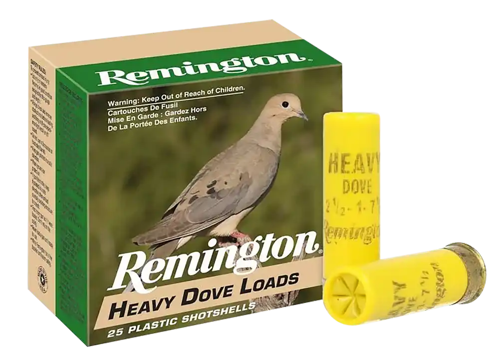 Remington 20 Gauge Heavy Dove Loads - 1oz 8 Shot, 25 Rounds per Box