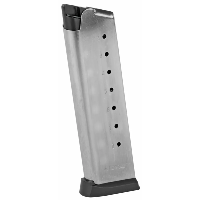 MEC-GAR Magazine for Colt .45, 8-Round, Nickel Finish