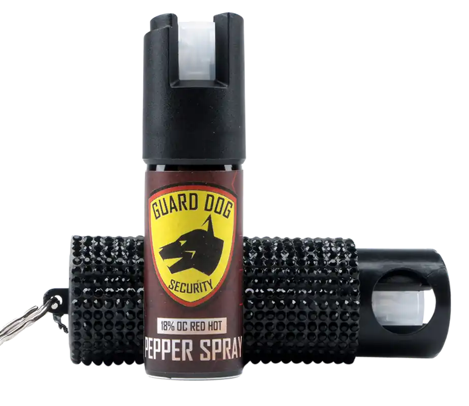 Guard Dog Pepper Spray Keychain - 0.50 oz, Black