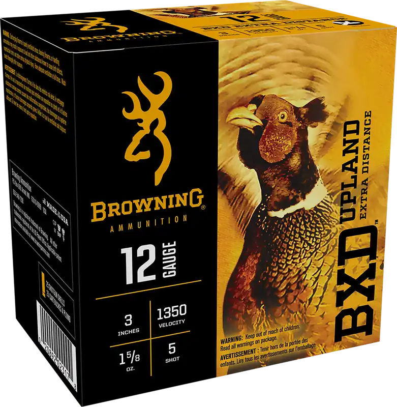 Browning BXD Upland 12 Gauge 3" Shotgun Shells - 25 Rounds per Box