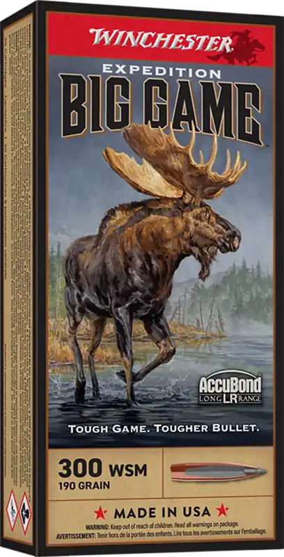 Winchester Expedition Big Game Long Range 300WSM 190gr Nosler AccuBond Ammo