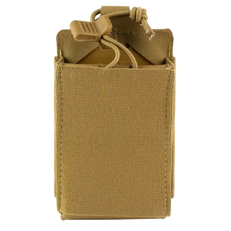HSP Single Rifle Magazine Pouch with MP2 in Coyote Brown