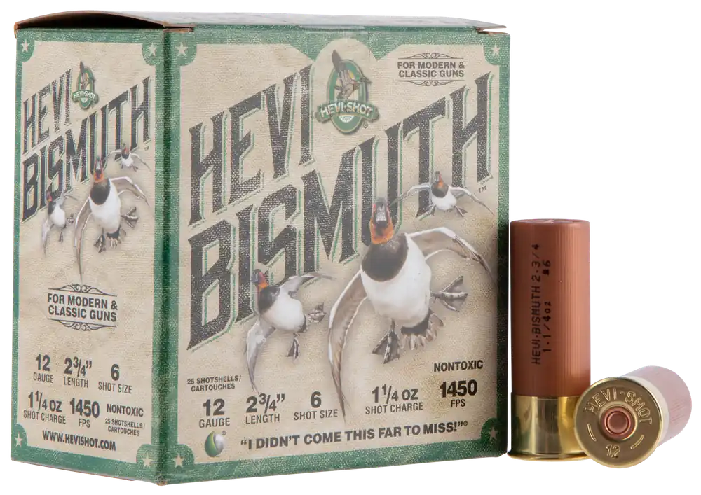 HEVI-Shot HS14706 12 Gauge Bismuth Shotgun Shells - 25 Box/10 Case