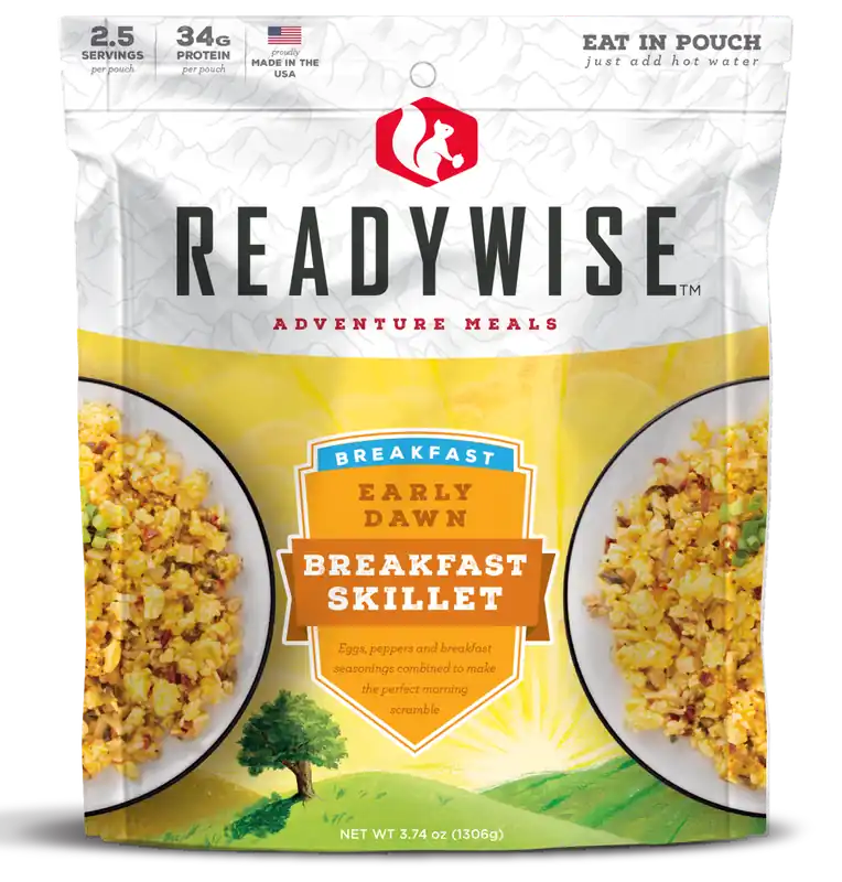 ReadyWise Outdoor Egg Scramble Breakfast Kit, 2.5 Servings, 6-Pack