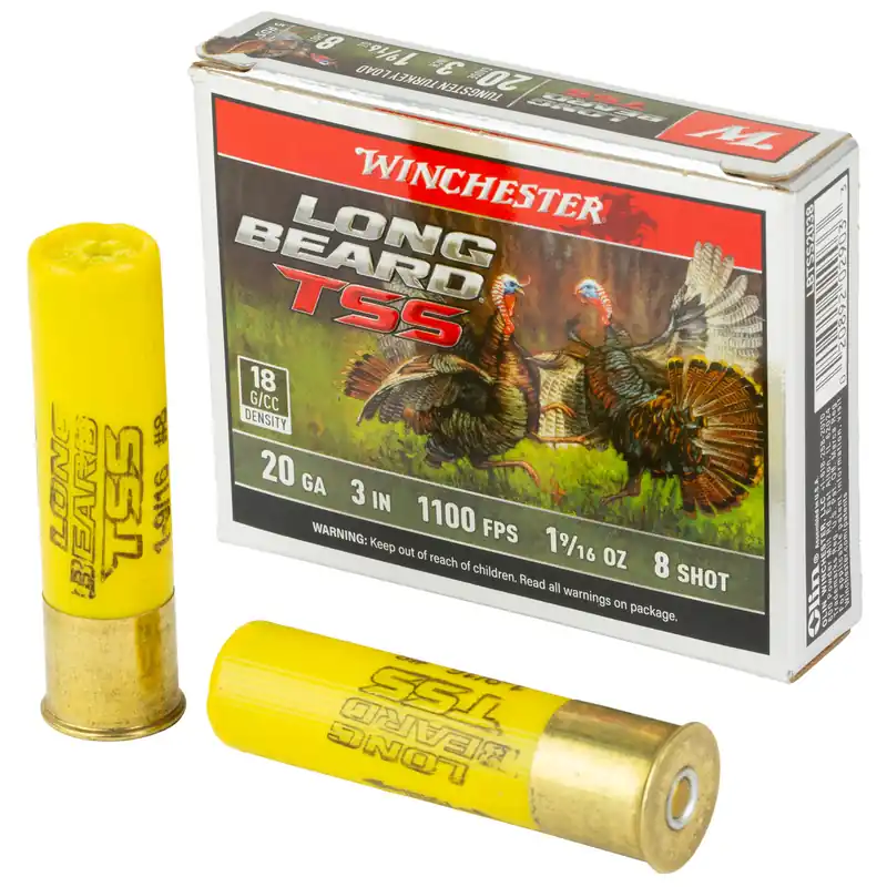 Winchester Long Beard TSS 20 Gauge 3" #8 Shot 5/50 Pack