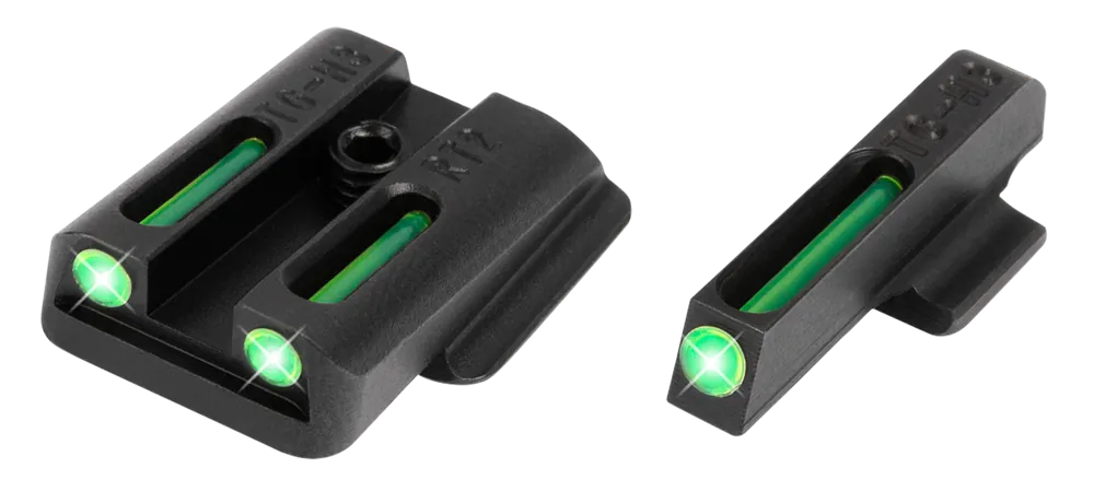TruGlo TG131RT2 TFO Green Tritium Fiber Optic Sights for Ruger LC9/9S/380