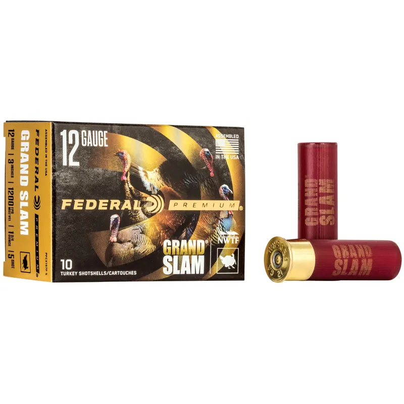 Federal Grand Slam 12 Gauge 3" #5 Shot 1.75 oz - Box of 10