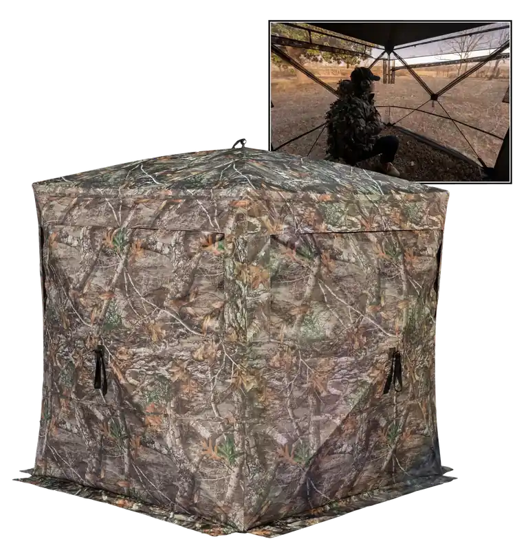 Rhino Blinds R180 See-Through Realtree Edge 150 Denier/Mesh Blind