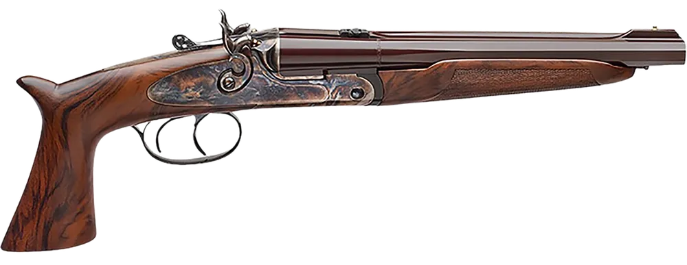 Davide Pedersoli Howdah Vintage 45 Colt/.410 Double Trigger Pistol with Walnut Finish