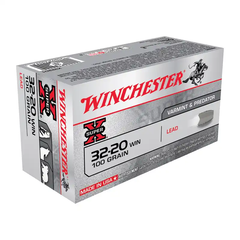Winchester Super-X .32-20 Win 100 Grain Lead 50 Rounds/500 Rounds
