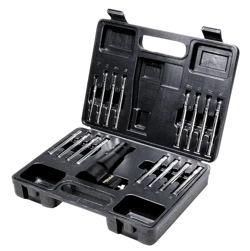 BSA BS30 Multi-Caliber Bore Sight Kit with 15 Arbors in Hard Case for Pistols and Rifles