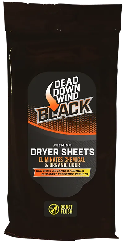 Dead Down Wind Unscented Odor Eliminator Dryer Sheets, 40 Count