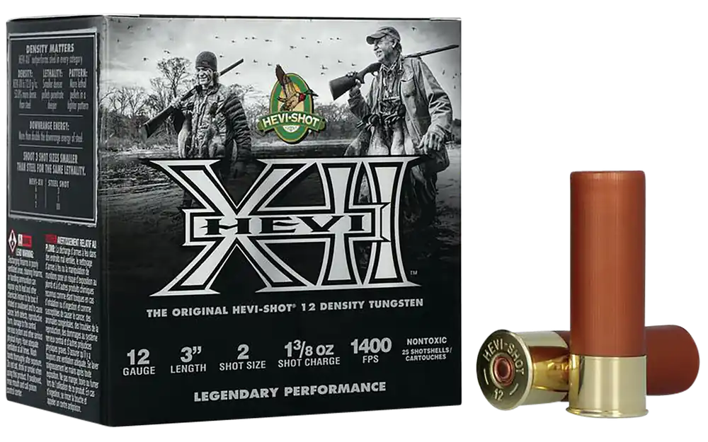 HEVI-Shot HS51204 12 Gauge Tungsten 4 Shot Ammo - 25 Box/10 Case