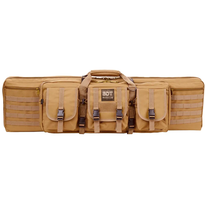 BULLDOG DLX 42" Double Tactical Rifle Case - Tan