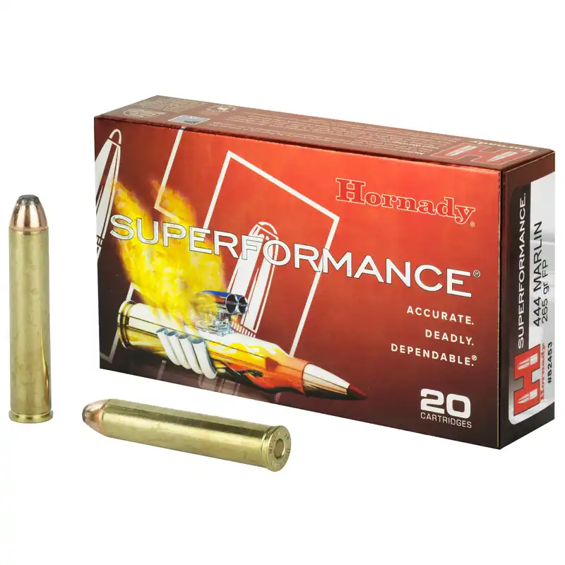 Hornady Superformance .444 Marlin 265 Grain InterLock Flat Point - 20 Rounds