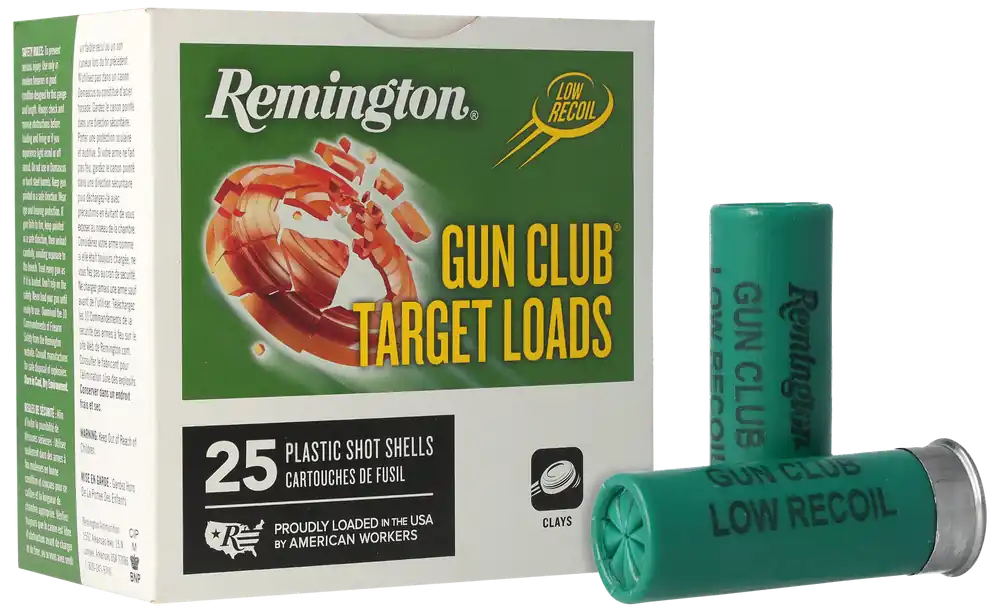 Remington Gun Club 12 Gauge 8 Shot Ammunition - 25 Rounds per Box