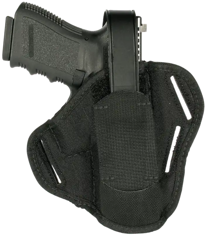 Blackhawk Pancake OWB Holster for Large Semi-Auto, 4-4.50" Barrel, Ambidextrous, Black Cordura Nylon