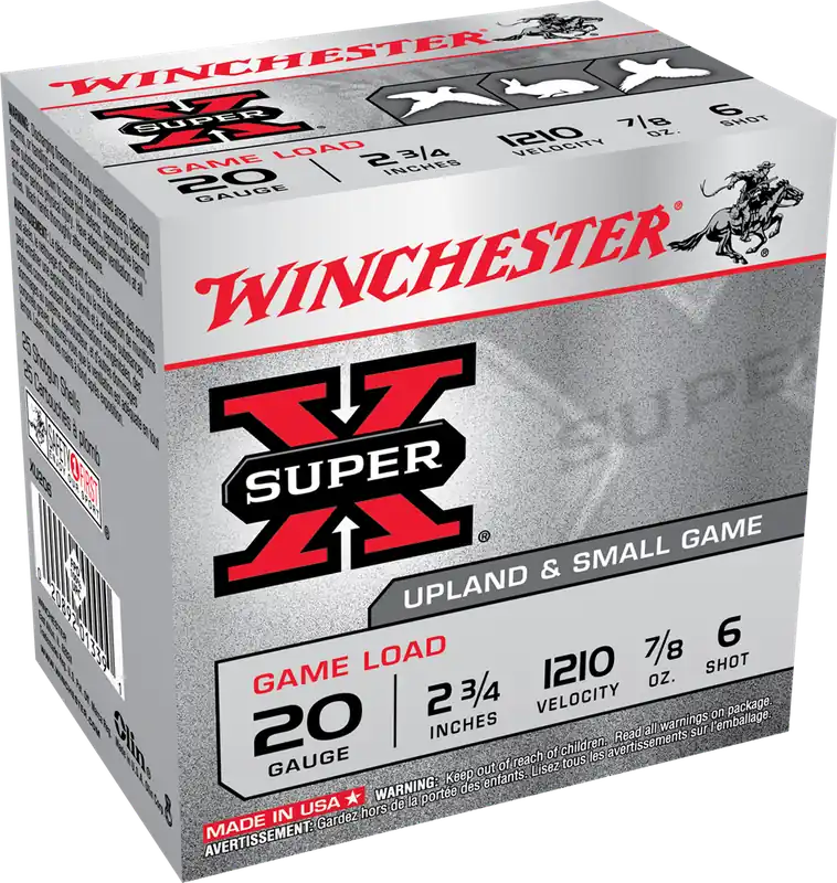 Winchester Super X 20 Gauge Game Load - 25 Rounds