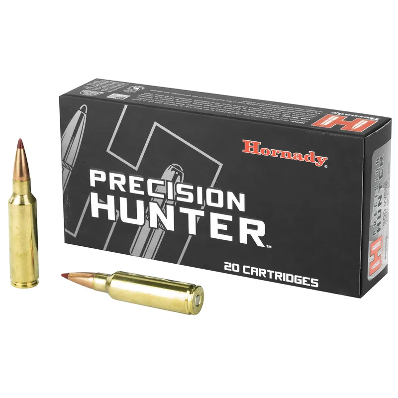 Hornady Precision Hunter 300 WSM 200 Grain ELD-X Ammunition - 20 Rounds/200 Rounds