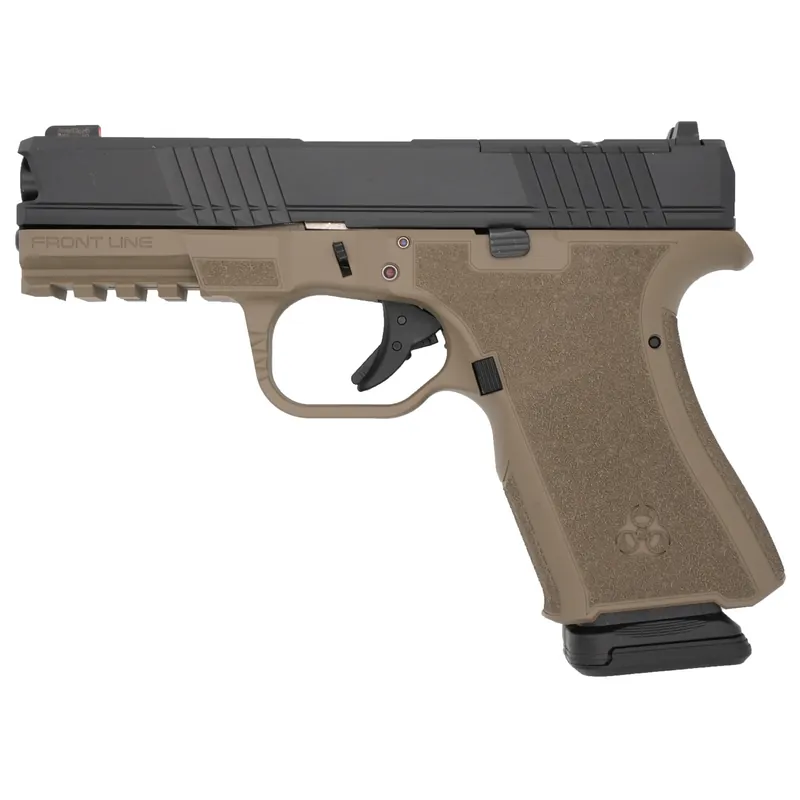BRO Frontline 9mm 4" 15-Round FDE/Black