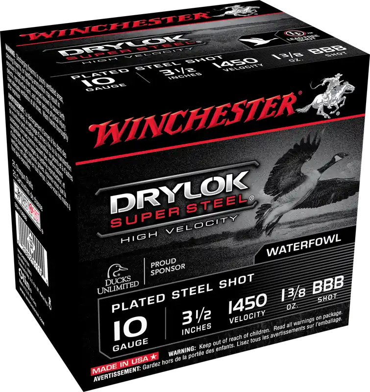 Winchester Drylok Super Steel 10 Gauge High Velocity Ammunition