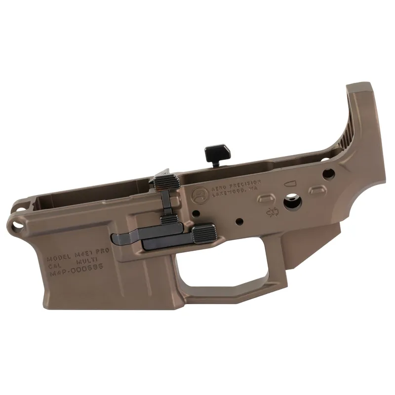 AERO M4E1 PRO Stripped Lower Receiver - Kodiak Brown