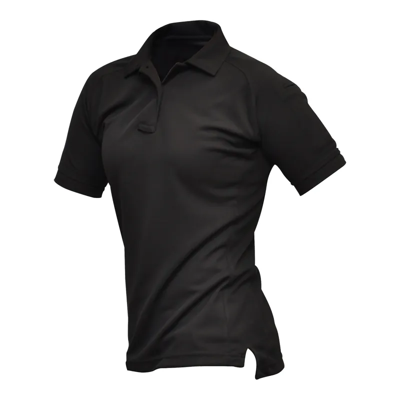 VERTX Coldblack Women's Short Sleeve Polo Black Medium