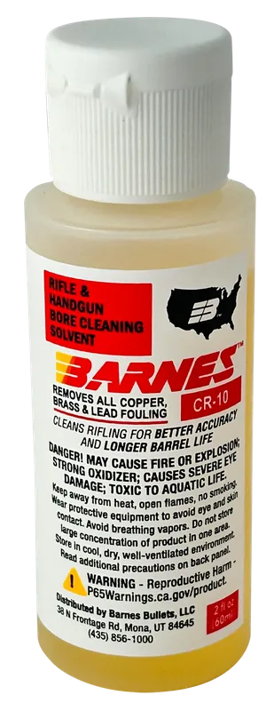 Barnes Bullets CR-10 Bore Cleaner 2 oz Squeeze Bottle - Model 30756