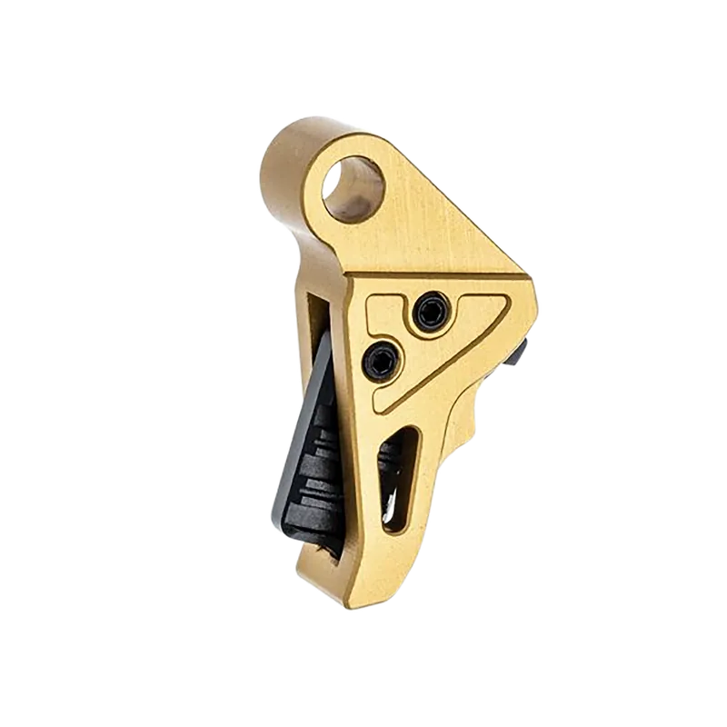 Tyrant CNC Gold/Black Trigger Shoe for Springfield Hellcat Pro