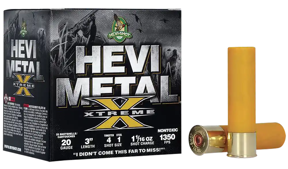 HEVI-Shot HS39202 HEVI-Metal Extreme 20 Gauge 3" Ammunition - 25 Rounds Per Box
