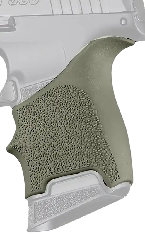 Hogue Handall Beavertail Grip Sleeve - OD Green Rubber 18701