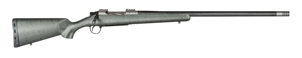 Christensen Arms Summit TI 7mm Rem Mag Rifle with Titanium Barrel and Green Sporter Stock