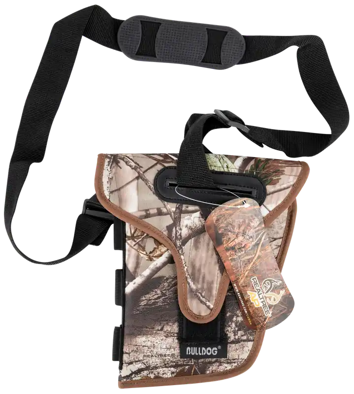Bulldog Realtree APHD Bandolier Shoulder Holster for 5.50-6.50" Barrels, 1.50" Wide Belt, Ambidextrous
