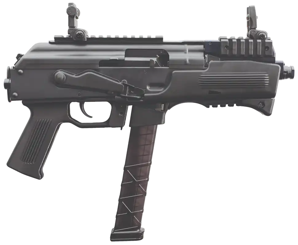 Charles Daly PAK-9 9mm Luger Pistol, 10+1 Capacity, 6.30" Barrel, Matte Black Finish