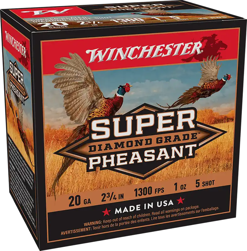 Winchester Super Pheasant Diamond Grade 20 Gauge Ammo - 25 Rounds