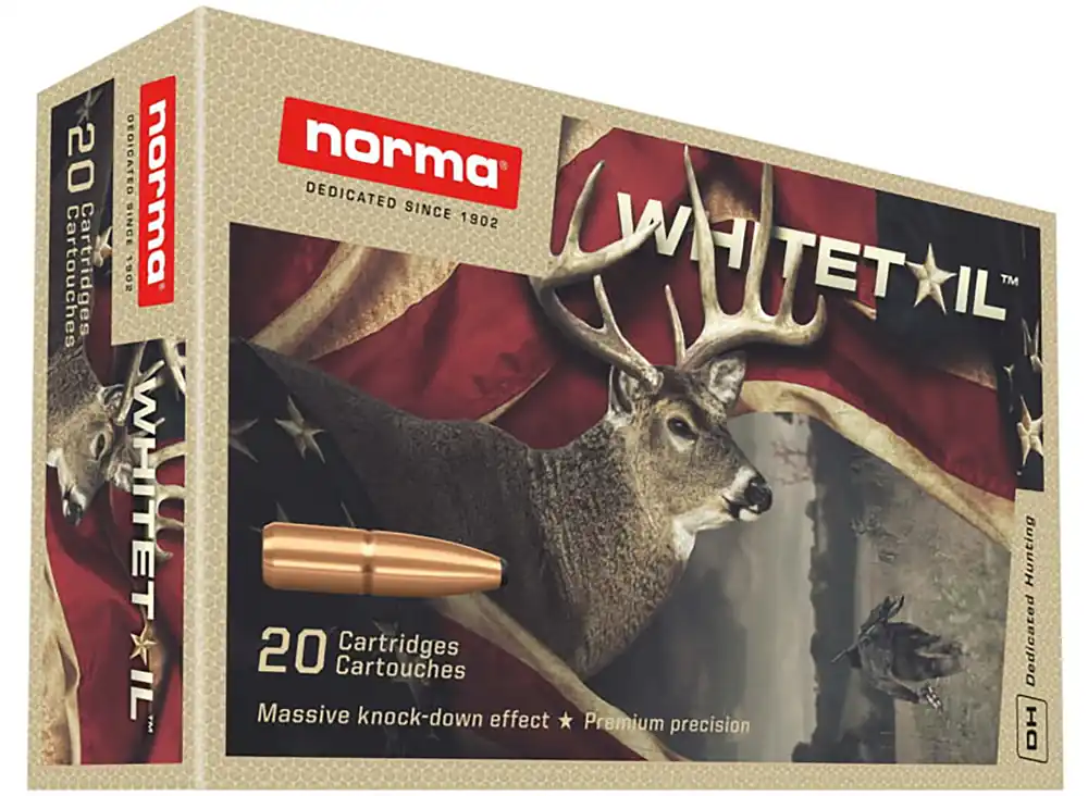 Norma Ammunition 7mm Rem Mag 150gr PSP for Whitetail Hunting - 20 Rounds