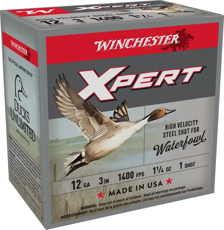 Winchester Ammo WEX123H1 Super X Xpert High Velocity 12Gauge 3" 1 1/4oz 1Shot 25 Per Box/10 Case