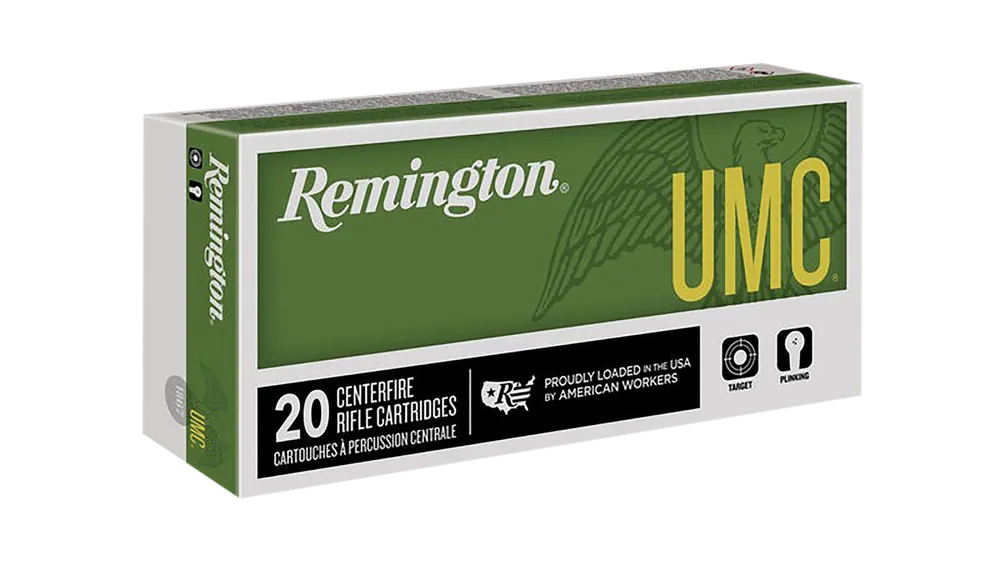 Remington UMC .224 Valkyrie 75gr FMJ Ammo - 20 Rounds per Box