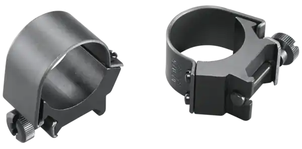Weaver 49121 Low Quick Detach 30mm Matte Black Aluminum Mount Rings