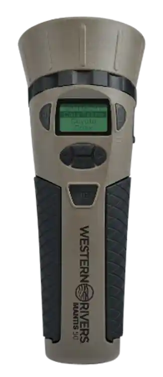 Western Rivers GC50 Mantis 50 Electronic Predator Call with Multiple Sounds, Brown Polymer