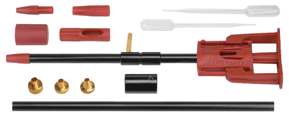 Tipton 777999 Rapid Bore Guide Kit for AR Platform - 13-Piece Aluminum Set with Muzzle Guides