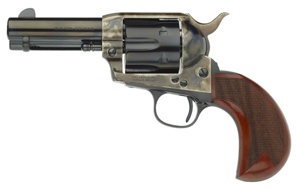 Taylors & Company 1873 Cattleman .357 Mag Revolver with Blued Barrel and Birdshead Grip