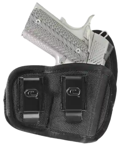 Crossfire Shooting Gear Cyclone IWB/OWB Holster for Micro 1-1.50" Barrel, Right Hand, Black