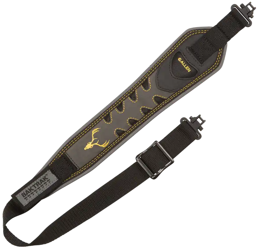 Allen 8357 Aspen Gray Nubuck Leather/BakTrak Adjustable Gun Sling