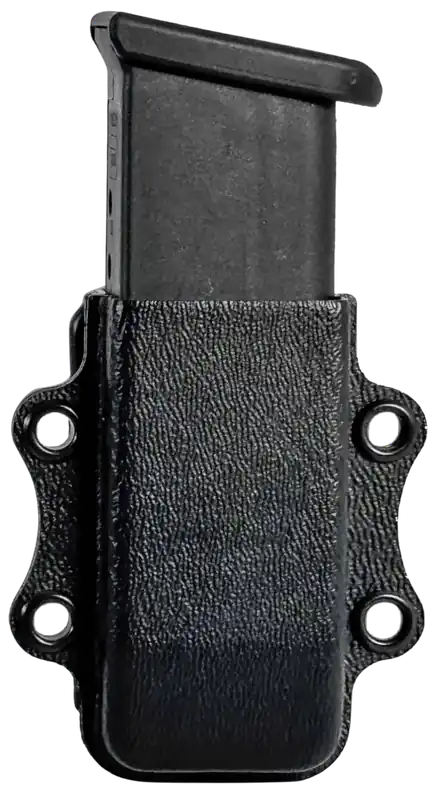Kydex Micro Compact Mag Carrier IWB with Black Belt Clip - 1791 Gunleather TACMAGIWB1.2BLKA